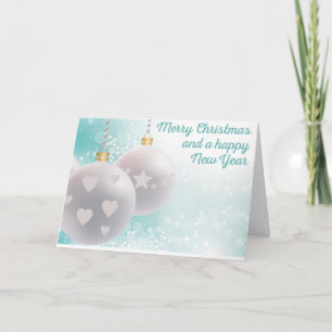 Beautiful Snow Christmas Holiday Card