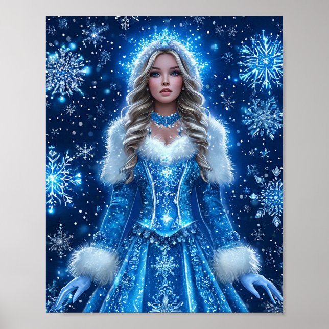 Beautiful Snow Maiden Poster (Front)
