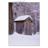 Beautiful Snow Scene Photo (Front)