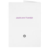 Beautiful Snow Scene Photo Cards (Back)
