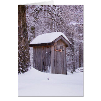 Beautiful Snow Scene Photo Cards