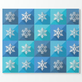 Beautiful Snowflake Collection Wrapping Paper (Flat)