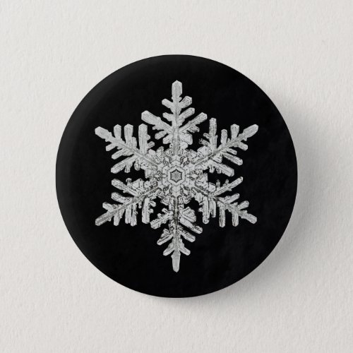Beautiful snowflake design 美しい雪の結晶デザイン 缶バッジ button