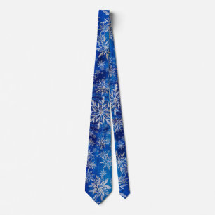 Beautiful Snowflakes Neck Tie