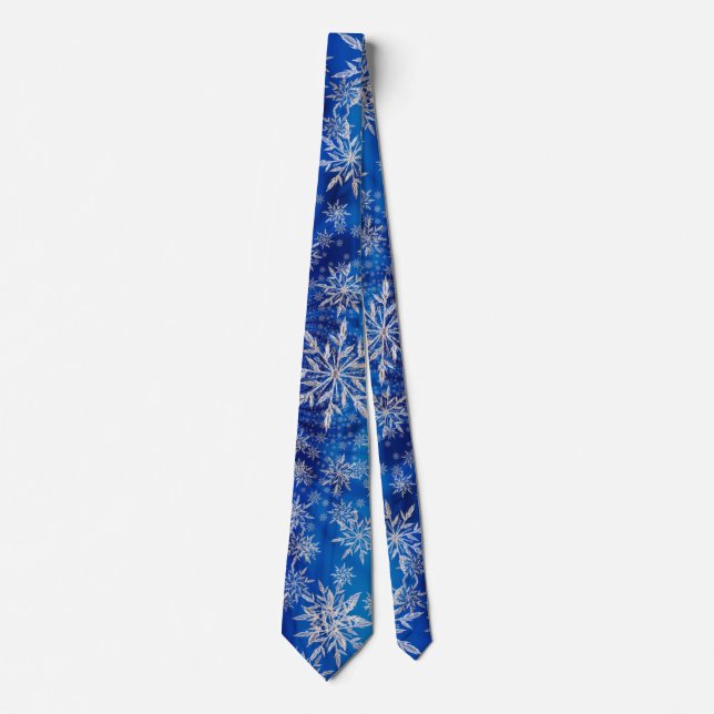 Beautiful Snowflakes Neck Tie (Front)