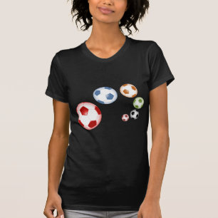 Beautiful soccer(football) set of balls T-Shirt