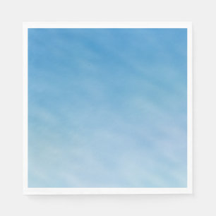 Beautiful Soft Blue Sky with Dreamy Clouds Paper Napkins