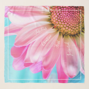 Beautiful Soft Daisy Chiffon Custom Scarves