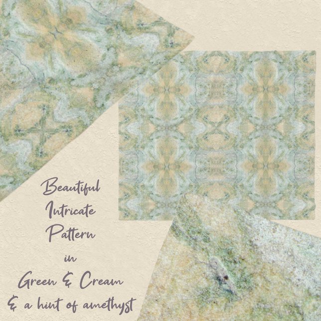 Beautiful Soft Green and Yellow patterned Fleece Blanket (Creator Uploaded)