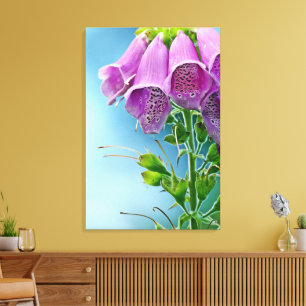 Beautiful Soft Rose Thimble Flower Canvas Print