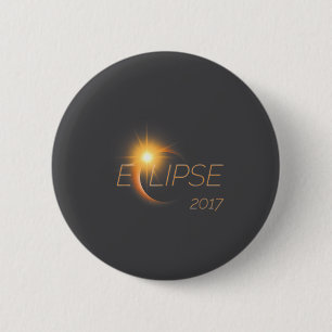 Beautiful Solar Eclipse 2017 Graphic Button
