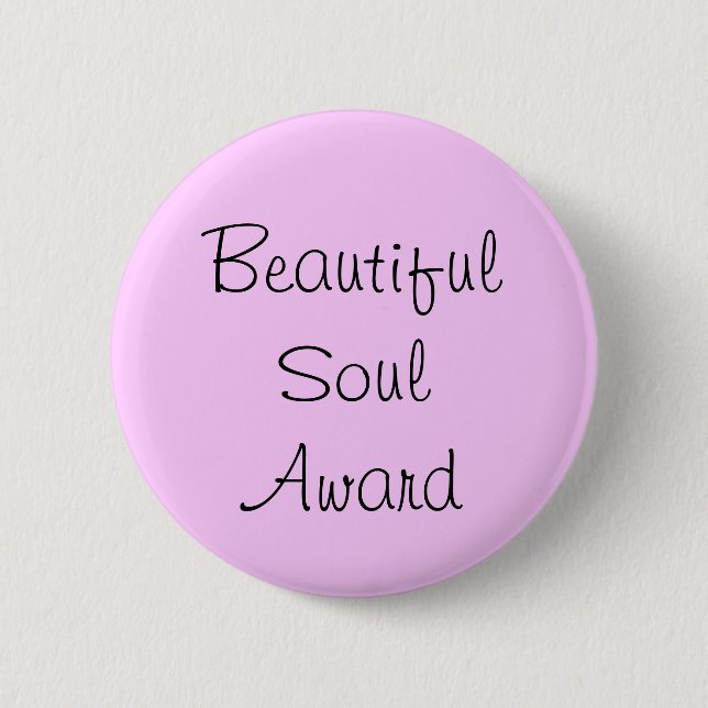 Beautiful Soul Award Button (Front)