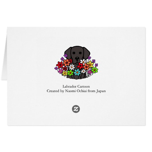 Beautiful Soul Black Labrador Illustration (Back Horizontal)