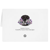 Beautiful Soul Black Labrador Illustration (Back Horizontal)