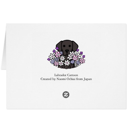 Beautiful Soul Black Labrador Illustration (Back Horizontal)