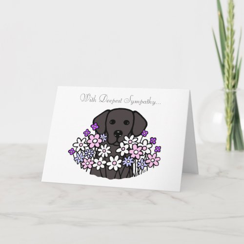 Beautiful Soul Black Labrador Illustration Card