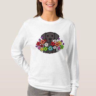 Beautiful Soul Black Labrador Illustration T-Shirt
