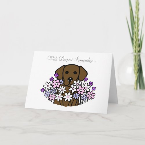 Beautiful Soul Chocolate Labrador Illustration Card