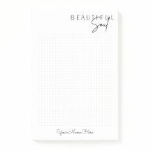 Beautiful Soul Customize Personalize Post-It Notes