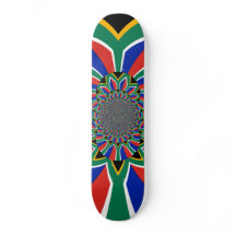 Beautiful South Africa flag Skateboard