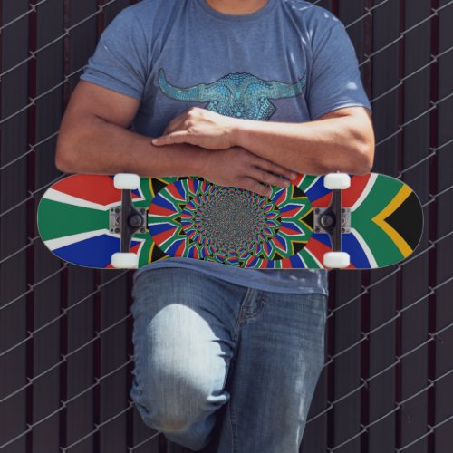 Beautiful South Africa flag Skateboard