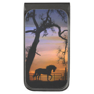 Beautiful Southwestern Horse Money Clip