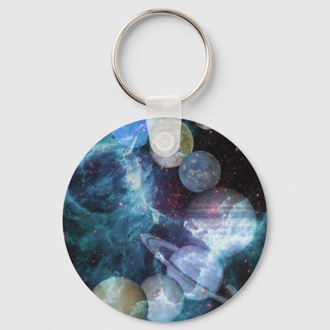 Beautiful Space Keychain (Front)