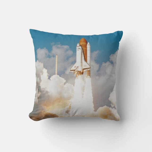 Beautiful Space Throw Pillow (Front)