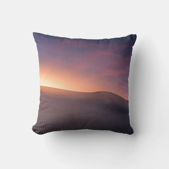 Beautiful Space Throw Pillow (Front)