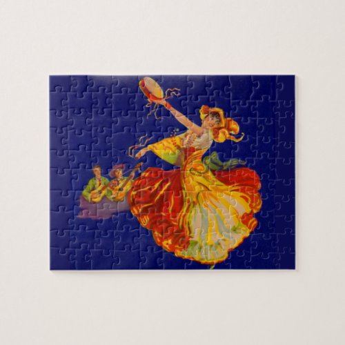 beautiful Spanish dancer Jigsaw Puzzle