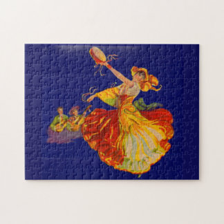 beautiful Spanish dancer Jigsaw Puzzle