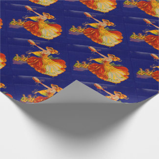 beautiful Spanish dancer Wrapping Paper