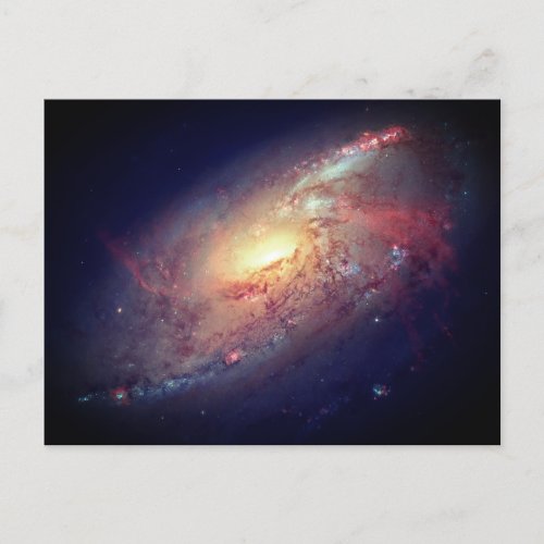 Beautiful Spiral Galaxy _ Astronomy Postcard