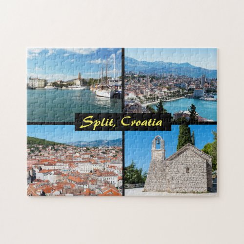Beautiful Split Landmarks _ Croatia Europe Jigsaw Puzzle