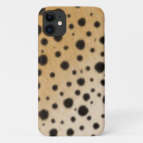 Beautiful Spotted Cheetah Fur Animal Print iPhone 11 Case