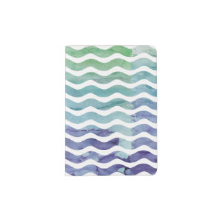 Beautiful Spring Abstract Watercolors Passport Holder