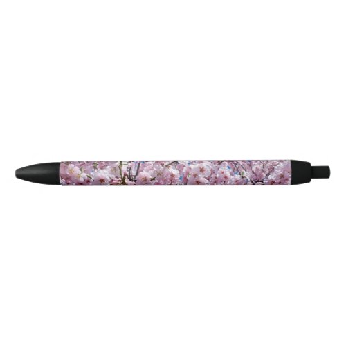 Beautiful Spring Cherry Blossoms Black Ink Pen