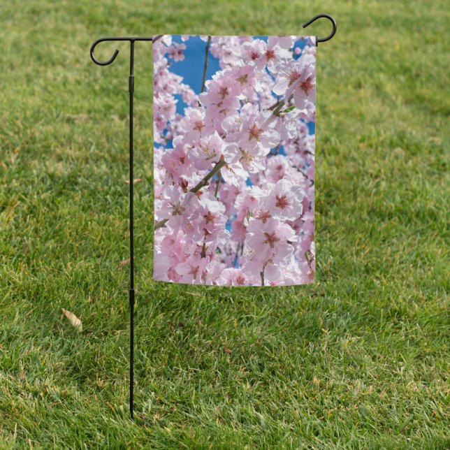 Beautiful Spring Cherry Blossoms Garden Flag (In SItu)