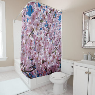 Beautiful Spring Cherry Blossoms Shower Curtain