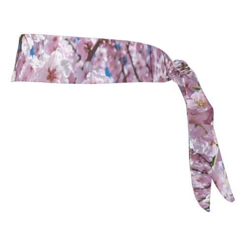 Beautiful Spring Cherry Blossoms Tie Headband