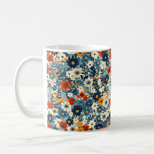 Beautiful Spring Colorful Girly Wildflowers Coffee Mug