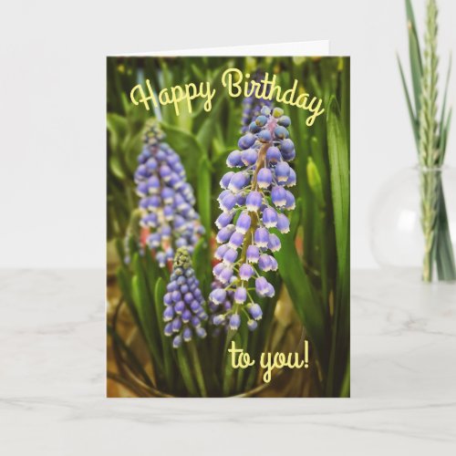 Beautiful Spring Floral Birthday Card