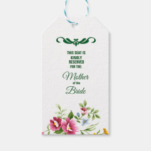 Beautiful Spring Flowers Mother of the Bride  Gift Tags