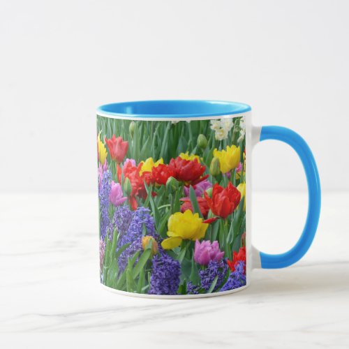 Beautiful spring garden mug