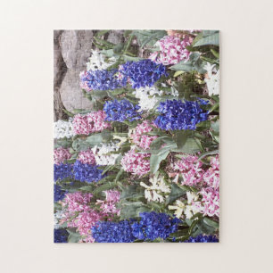 Beautiful Spring Hyacinths Jigsaw Puzzle