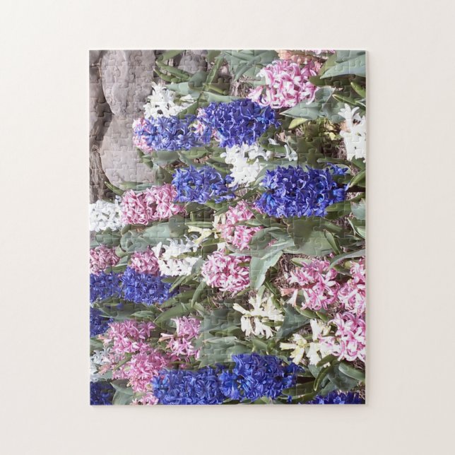 Beautiful Spring Hyacinths Jigsaw Puzzle (Vertical)