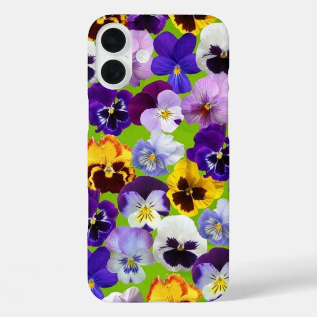 Beautiful Spring Pansies  Case-Mate iPhone Case (Back)