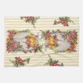 Beautiful Spring Roses and Baby Chicks Kitchen Tow Kitchen Towel (Horizontal)