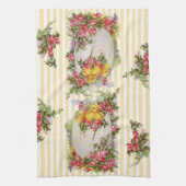 Beautiful Spring Roses and Baby Chicks Kitchen Tow Kitchen Towel (Vertical)