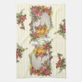 Beautiful Spring Roses and Baby Chicks Kitchen Towel (Vertical)